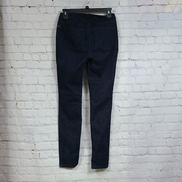 Heidi Klum Loved Maternity Dark Blue Jeans Legging UnderBelly Skinny Jegging - Picture 8 of 10